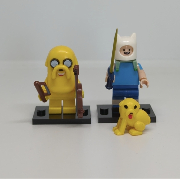 Unbranded Other - 2 Minifigures- Adventure Time Anime Building Block Toy Action Figure